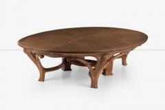 Victor Pierre Horta Monumental Art Nouveau Dining Table Attributed to Victor Horta from the Firehous - 3189607