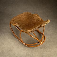 Victor Pierre Horta Wicker Art Nouveau Rocking Chair attr Victor Horta Belgium c 1905 - 4484562