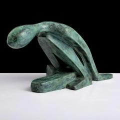 Victor Salmones Victor Salmones Bronze Sculpture Kneeling Figure - 2535133