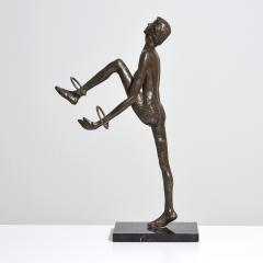 Victor Salmones Victor Salmones Nude Juggler Bronze Sculpture - 3215219