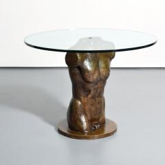 Victor Salmones Victor Salmones Torso Bronze Sculptural Dining Table - 3655835