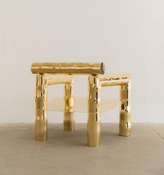 Victor Tison French Bespoke Brass Chair - 4235529