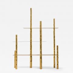 Victor Tison French Bespoke Brass Etagere - 4598110