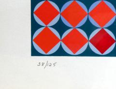 Victor Vasarely Bold Geometric Print by Victor Vasarely - 200568