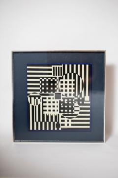 Victor Vasarely Box Framed Geometric Print by Victor Vasarely - 2872778