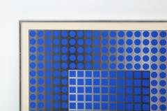 Victor Vasarely Print Zett KSZ - 2668748