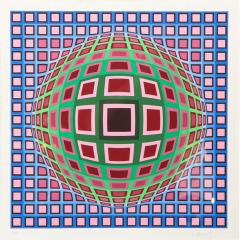 Victor Vasarely Untitled Serigraph by Victor Vasarely circa 1970 - 1873468