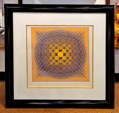 Victor Vasarely VICTOR VASARELY OP ART VEGA SERIES SERIGRAPH 113 250 SIGNED LOWER RIGHT - 1999099