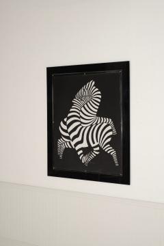 Victor Vasarely Victor Vasarely Black Zebra Lithograph Relief Edition of 150 1989 - 4594739