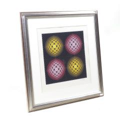 Victor Vasarely Victor Vasarely Mid Century Framed Serigraph - 4036094