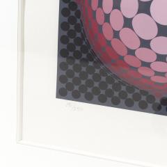 Victor Vasarely Victor Vasarely Mid Century Framed Serigraph - 4036096