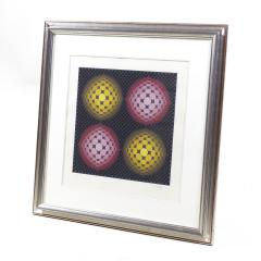 Victor Vasarely Victor Vasarely Mid Century Framed Serigraph - 4036097