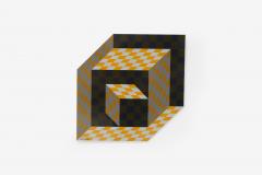 Victor Vasarely Victor Vasarely Op Art Wall hung Sculpture 1973 - 3951528