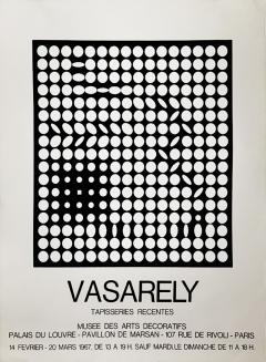 Victor Vasarely Victor Vasarely Tapisseries R centes 1967 Exhibition Print  - 4064343