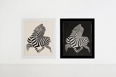 Victor Vasarely Victor Vasarely White Zebra Lithograph Relief Edition of 150 1989 - 4594725
