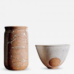 Victor Vic Bracke Stoneware bowl and vase by Victor Vic Bracke - 4419507