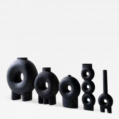 Victoria Yakusha Ensemble of Sculpted Ceramic Vases by FAINA - 1841579