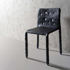 Victoria Yakusha White Sculpted Contemporary Chair by Victoria Yakusha - 1280357