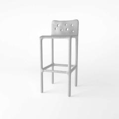 Victoria Yakusha White Sculpted Contemporary Chair by Victoria Yakusha - 1280349