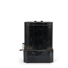 Victorian Black Tole Chuck Wagon Kitchen Cabinet - 4655745