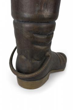 Victorian Brass Boot Umbrella Stand - 4519782