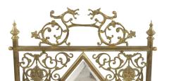 Victorian Brass Fire Screen - 4657769