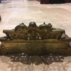 Victorian Brass Inkwell Circa 1870 1900 - 4401504