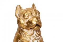 Victorian Brass Inkwell In The Form Of A Terrier - 4139613