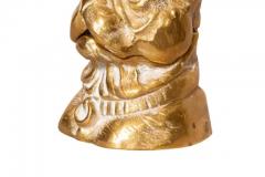 Victorian Brass Inkwell In The Form Of A Terrier - 4139614