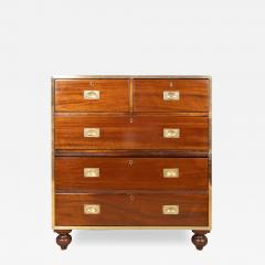 Victorian Brass Mounted Mahogany Campaign Chest - 4219018