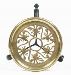 Victorian Brass Round Trivet - 4547040