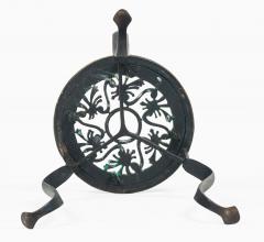 Victorian Brass Round Trivet - 4547041