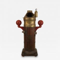 Victorian Brass Wood Ship Binnacle - 2802375