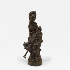 Victorian Bronze Croquet Woman - 4412413