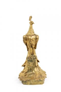 Victorian Bronze Dore Peacock Figure - 4629327