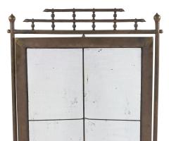 Victorian Bronze Faux Bamboo Fire Screen - 4322116