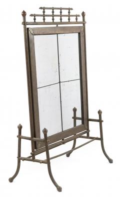 Victorian Bronze Faux Bamboo Fire Screen - 4322119