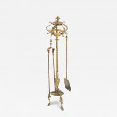 Victorian Bronze Fire Tool Stand - 4325872