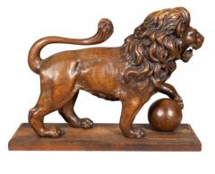 Victorian Carved Oak Lion - 4138700