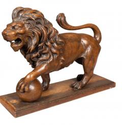 Victorian Carved Oak Lion - 4138714