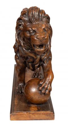 Victorian Carved Oak Lion - 4138722