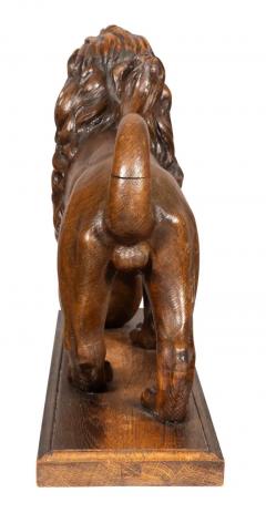 Victorian Carved Oak Lion - 4138725