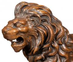 Victorian Carved Oak Lion - 4138761