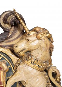 Victorian Carved Polychrome Coat Of Arms Of The United Kingdom - 4465349