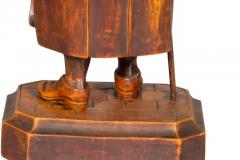 Victorian Carved Walnut Figural Tobacco Box - 4139080