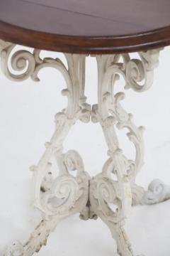 Victorian Cast Iron English Table in Wood - 3652621