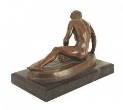 Victorian Copper Reclining Figure Scuplture - 4670270