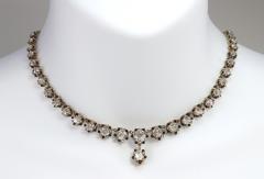 Victorian Cushion Cut Diamond Necklace - 181551