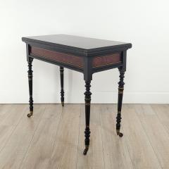 Victorian English Amboyna Elm Folding Game Table circa 1870 - 3481626