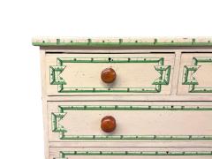 Victorian Faux Bamboo Painted Chest Of Drawers - 4615007